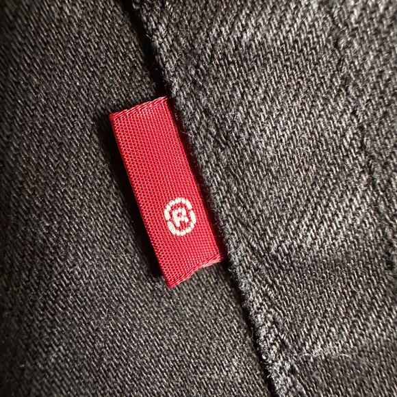 levi’s 501 rigid black jeans w38 l30 made in egypt blank red tab rare unworn - Picture 12 of 16